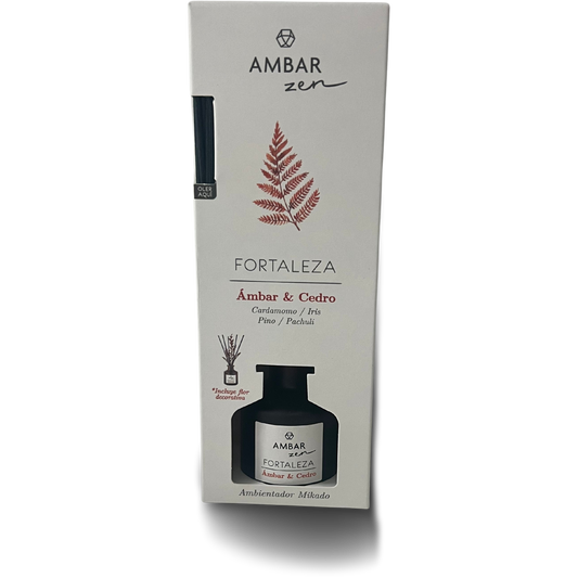 Ambar Zen Reed Diffuser 40ml - Ambar & Cedar