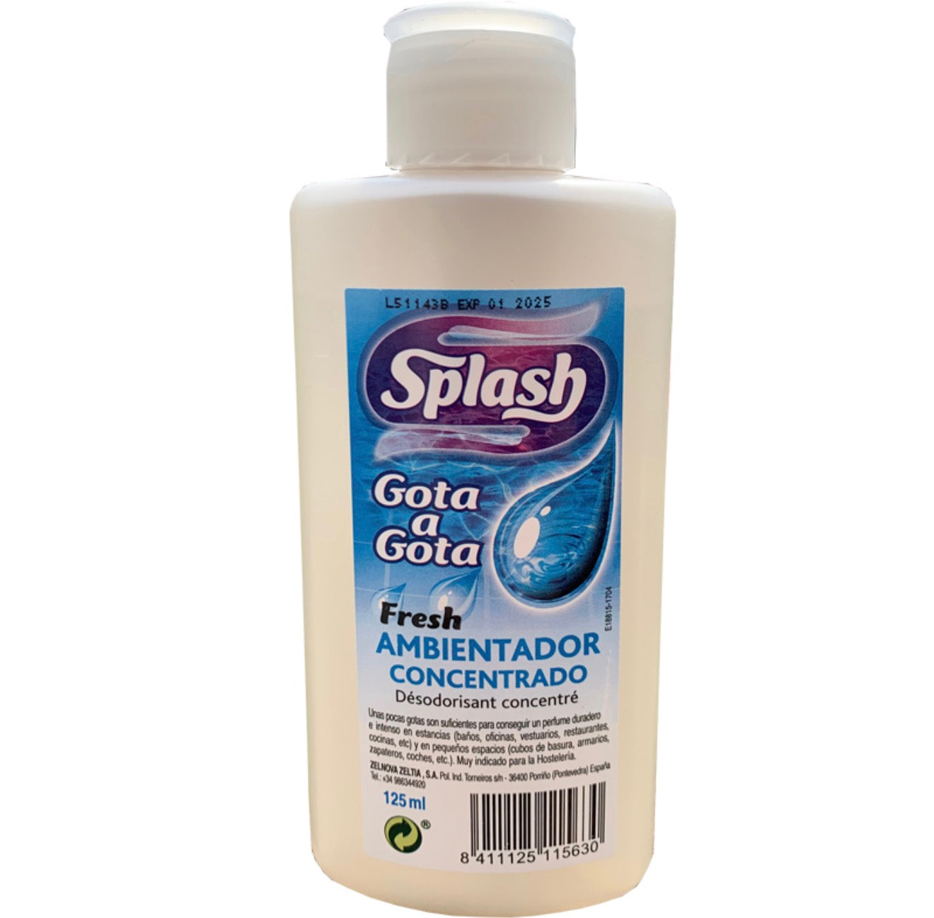 Splash toilet drops 125ml